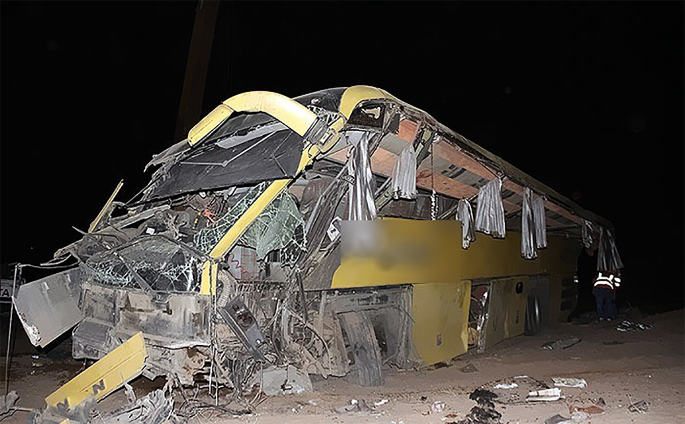 ۵ کشته و ۳۰ مجروح در واژگونی اتوبوس حامل زائران لرستانی جمکران