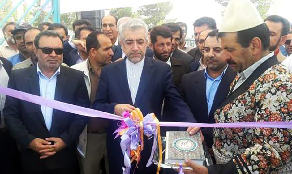 وزیر نیرو تصفیه‌خانه فاضلاب روستای بدرآباد خرم آباد را افتتاح کرد